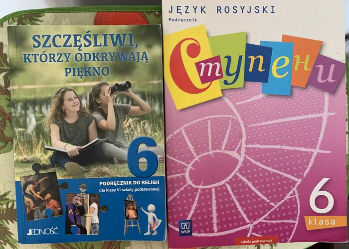 Grajewo ogłoszenia: Sprzedam książki do klasy 6 do języka rosyjskiego i religii....